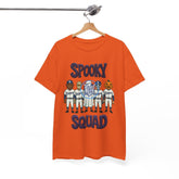 Halloween Spooky Squad Tee Shirt - Unisex Heavy Cotton Casual Fit